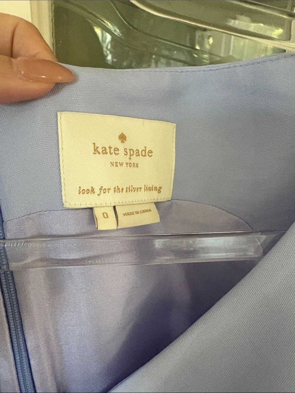 kate spade Lavender Sleeveless V-Neck Fit & Flare Mini Dress